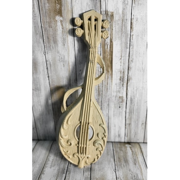 lexton Other - Vintage Lexton 1976 USA Faux Mandolin Musical Instrument Wall Hanging‎ Decor
